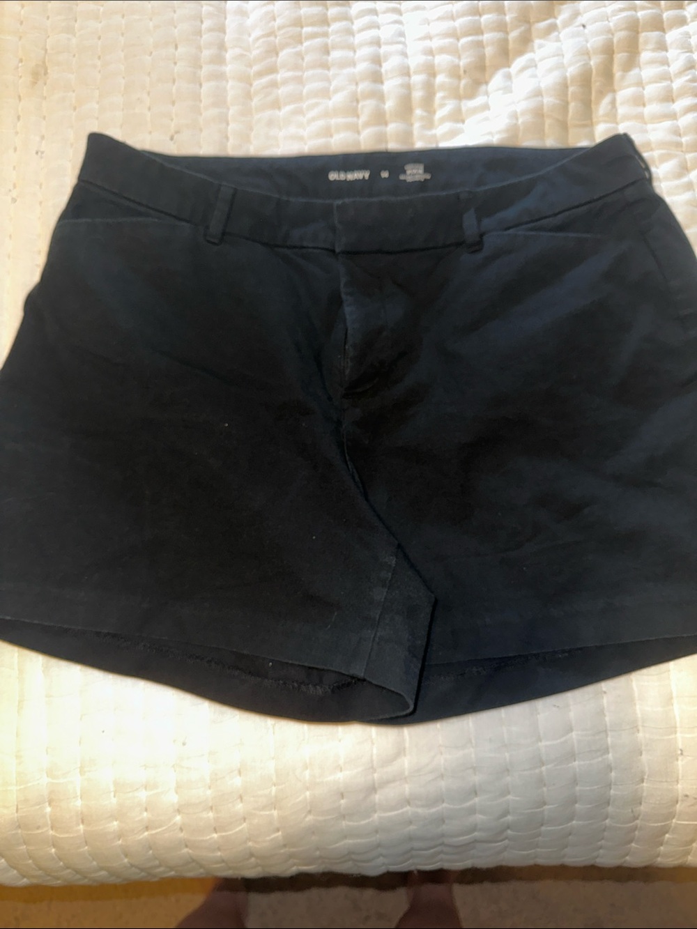Old Navy Black Women's Chino Bermuda Shorts
